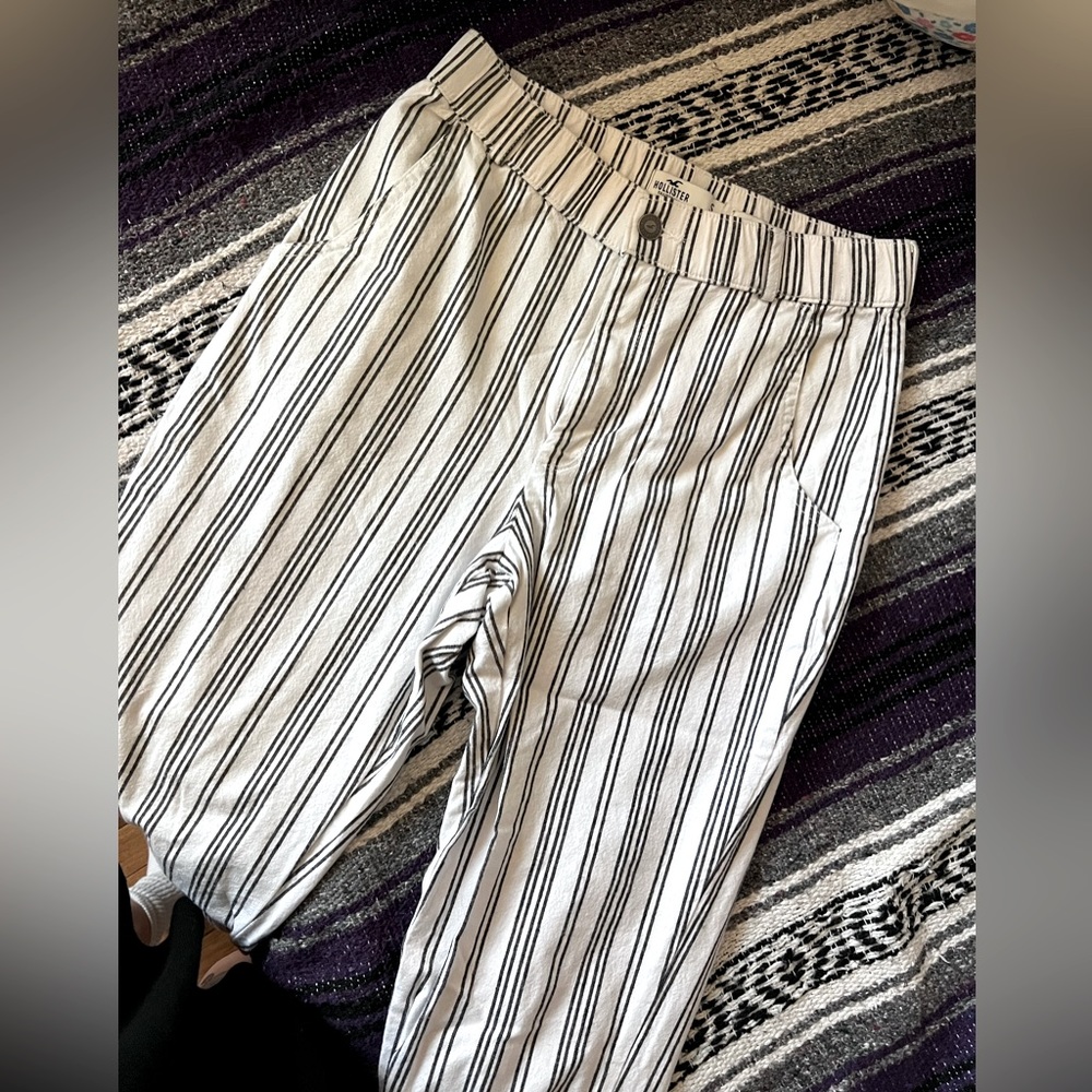 High Waisted Hollister Striped Pants